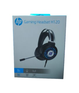 HP H120 Headphone 3.5mm + USB Wired Stereo Noise Cancelling Gaming Headphone