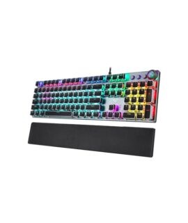 AULA F2088 Mechanical Keyboard Metal Keycaps(Black Switch)